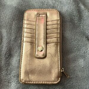 Rose Gold Credit Card Wallet